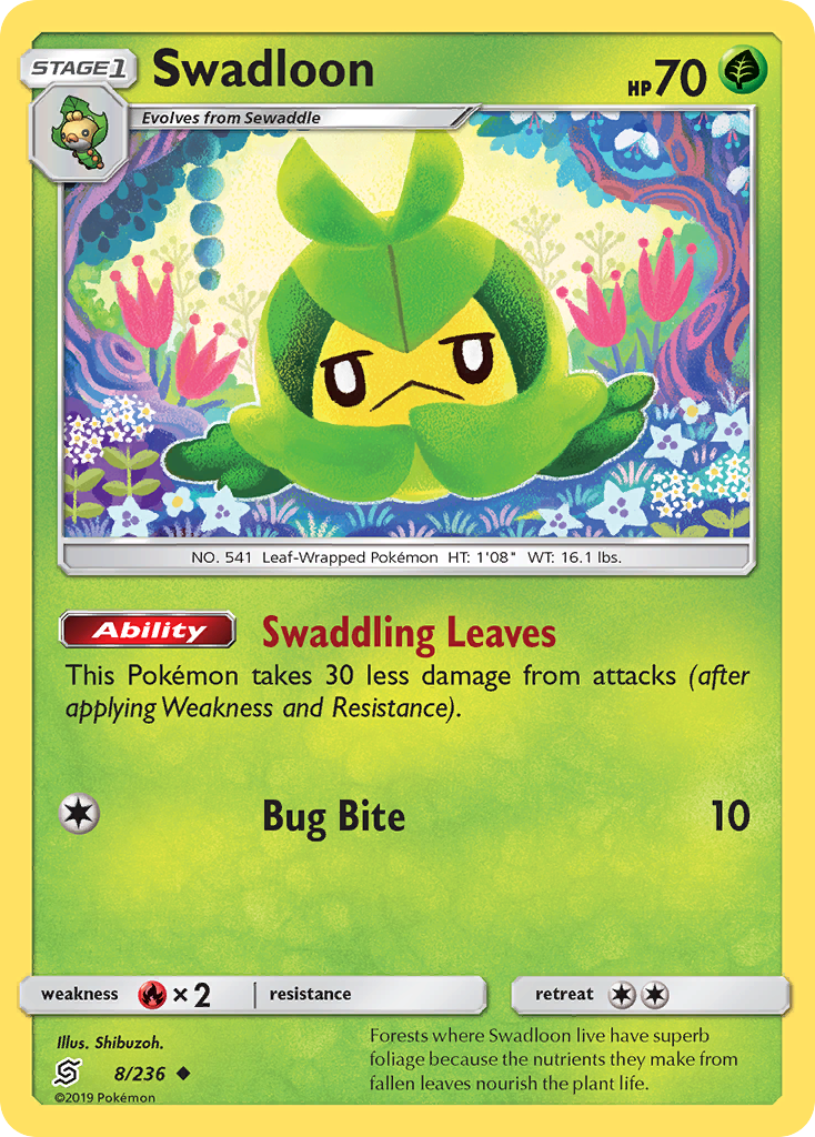 Swadloon (8/236) [Sun & Moon: Unified Minds] | Jomio and Rueliete's Cards and Comics
