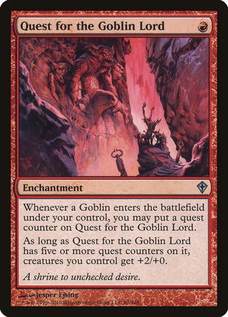 Quest for the Goblin Lord [Worldwake] | Jomio and Rueliete's Cards and Comics