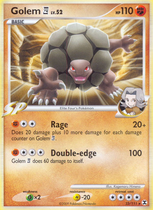 Golem (23/111) [Platinum: Rising Rivals] | Jomio and Rueliete's Cards and Comics