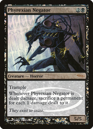 Phyrexian Negator [Judge Gift Cards 2004] | Jomio and Rueliete's Cards and Comics