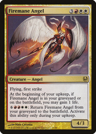 Firemane Angel [Duel Decks: Ajani vs. Nicol Bolas] | Jomio and Rueliete's Cards and Comics