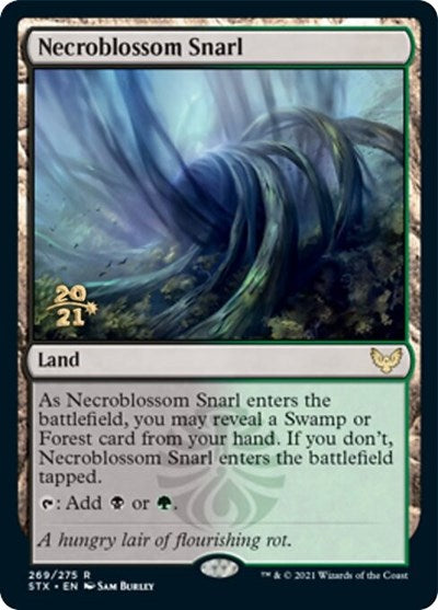 Necroblossom Snarl [Strixhaven: School of Mages Prerelease Promos] | Jomio and Rueliete's Cards and Comics