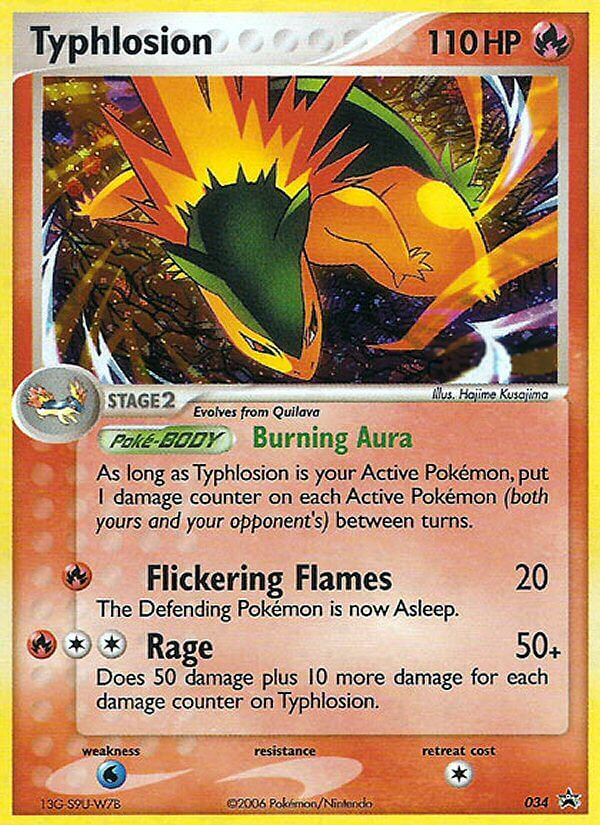 Typhlosion (034) [Nintendo: Black Star Promos] | Jomio and Rueliete's Cards and Comics