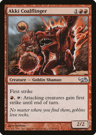 Akki Coalflinger [Duel Decks: Elves vs. Goblins] | Jomio and Rueliete's Cards and Comics