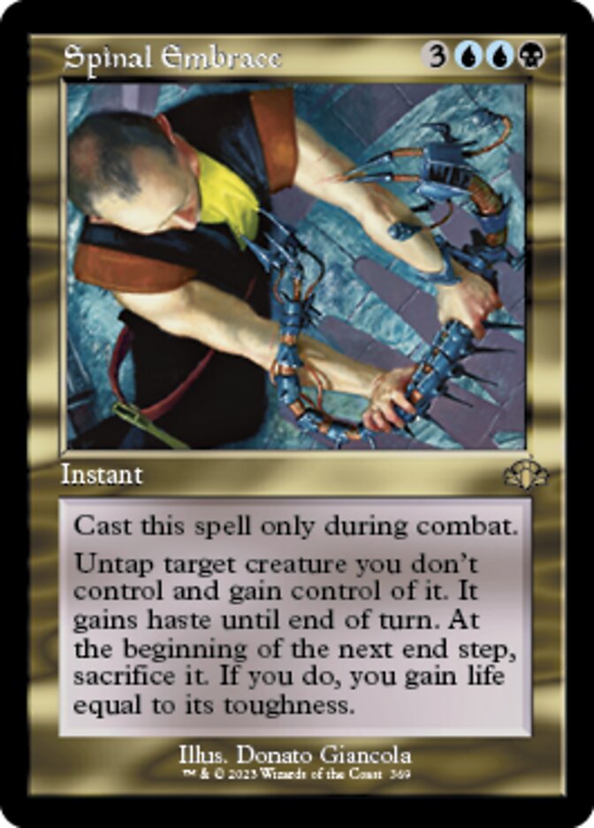 Spinal Embrace (Retro) [Dominaria Remastered] | Jomio and Rueliete's Cards and Comics