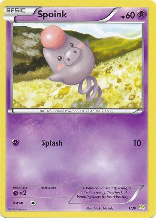 Spoink (1/30) [XY: Trainer Kit - Noivern] | Jomio and Rueliete's Cards and Comics