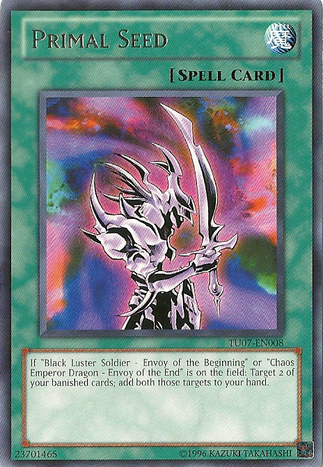 Primal Seed [TU07-EN008] Rare | Jomio and Rueliete's Cards and Comics