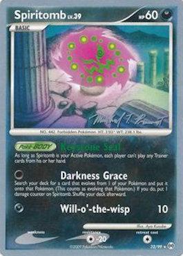 Spiritomb LV.39 (32/99) (Boltevoir - Michael Pramawat) [World Championships 2010] | Jomio and Rueliete's Cards and Comics