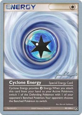 Cyclone Energy (90/108) (Psychic Lock - Jason Klaczynski) [World Championships 2008] | Jomio and Rueliete's Cards and Comics
