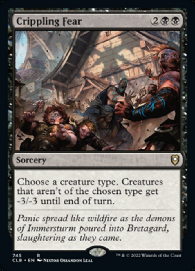 Crippling Fear [Commander Legends: Battle for Baldur's Gate] | Jomio and Rueliete's Cards and Comics