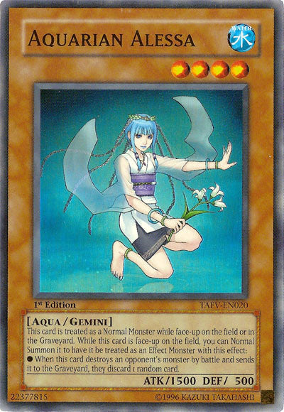 Aquarian Alessa [TAEV-EN020] Super Rare | Jomio and Rueliete's Cards and Comics