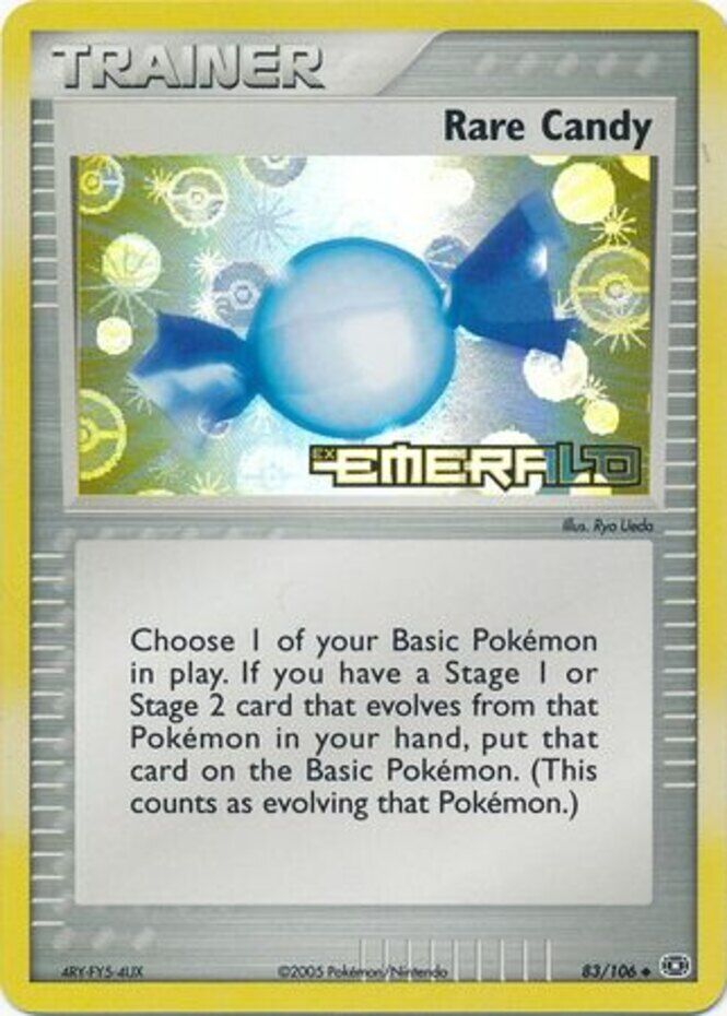 Rare Candy (83/106) (Stamped) [EX: Emerald] | Jomio and Rueliete's Cards and Comics
