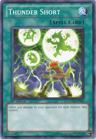 Thunder Short [GENF-EN047] Common | Jomio and Rueliete's Cards and Comics