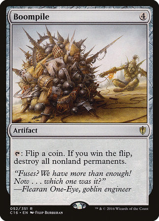 Boompile [Commander 2016] | Jomio and Rueliete's Cards and Comics