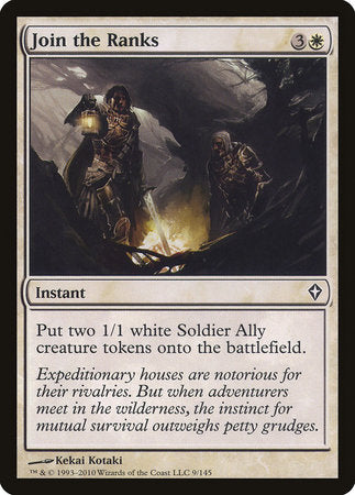 Join the Ranks [Worldwake] | Jomio and Rueliete's Cards and Comics