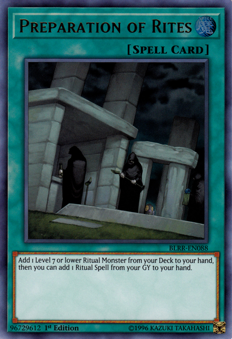Preparation of Rites [BLRR-EN088] Ultra Rare | Jomio and Rueliete's Cards and Comics