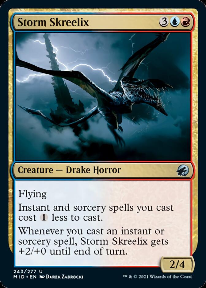 Storm Skreelix [Innistrad: Midnight Hunt] | Jomio and Rueliete's Cards and Comics