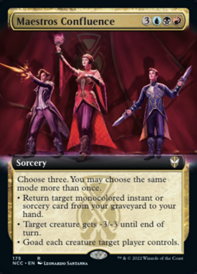 Maestros Confluence (Extended Art) [Streets of New Capenna Commander] | Jomio and Rueliete's Cards and Comics