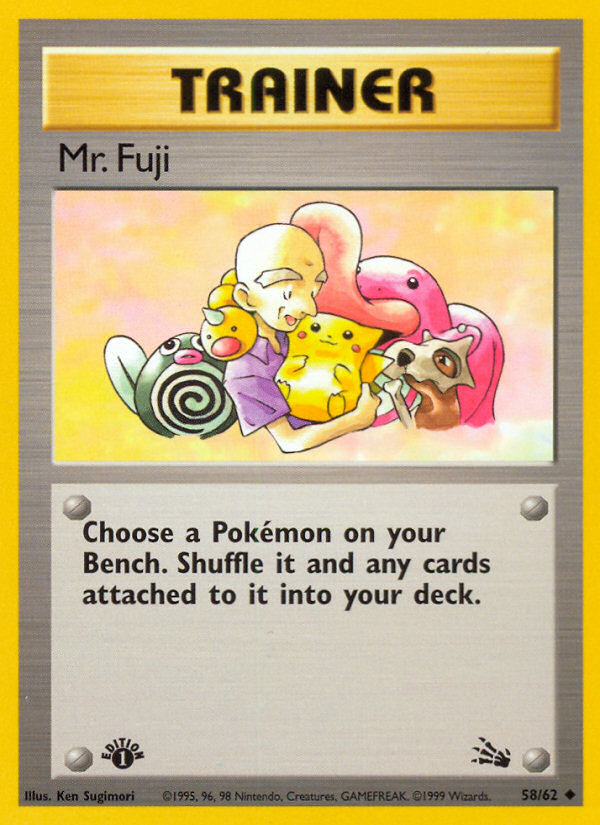 Mr. Fuji (58/62) [Fossil 1st Edition] | Jomio and Rueliete's Cards and Comics