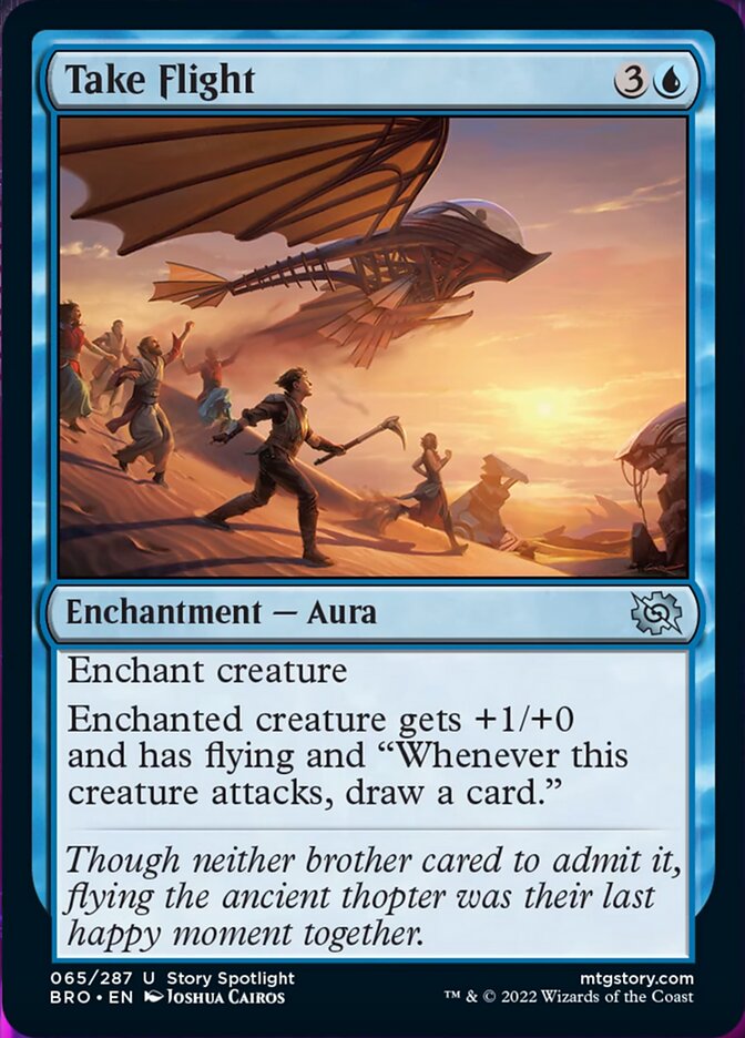 Take Flight [The Brothers' War] | Jomio and Rueliete's Cards and Comics