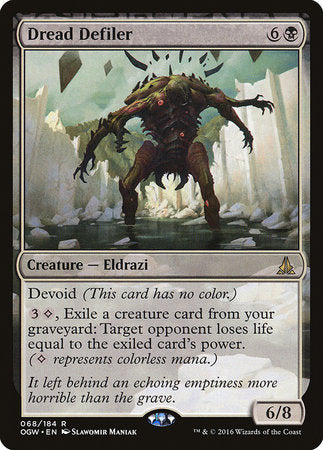 Dread Defiler [Oath of the Gatewatch] | Jomio and Rueliete's Cards and Comics