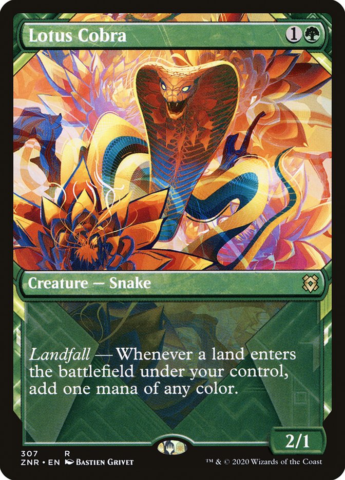 Lotus Cobra (Showcase) [Zendikar Rising] | Jomio and Rueliete's Cards and Comics