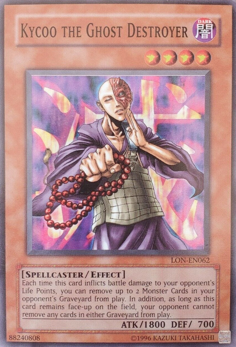 Kycoo the Ghost Destroyer [LON-EN062] Super Rare | Jomio and Rueliete's Cards and Comics