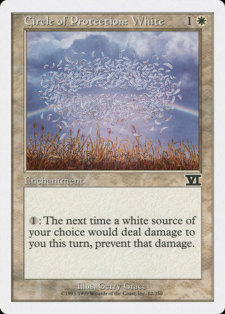 Circle of Protection: White [Classic Sixth Edition] | Jomio and Rueliete's Cards and Comics
