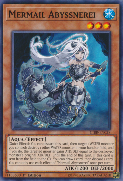 Mermail Abyssnerei [CIBR-EN028] Common | Jomio and Rueliete's Cards and Comics