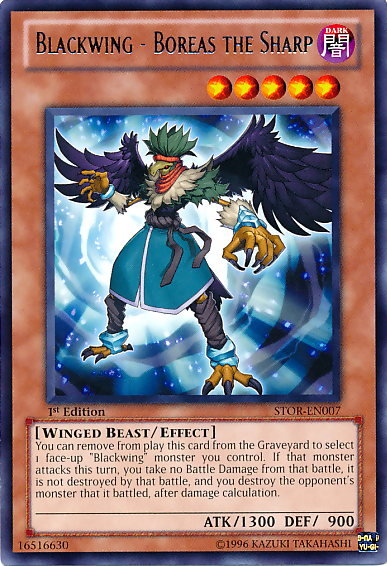 Blackwing - Boreas the Sharp [STOR-EN007] Rare | Jomio and Rueliete's Cards and Comics