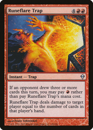 Runeflare Trap [Zendikar] | Jomio and Rueliete's Cards and Comics