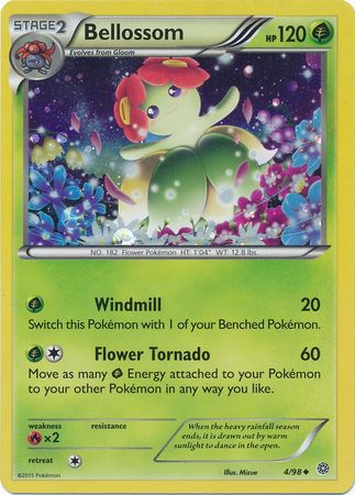 Bellossom (4/98) (Cosmos Holo) [XY: Ancient Origins] | Jomio and Rueliete's Cards and Comics