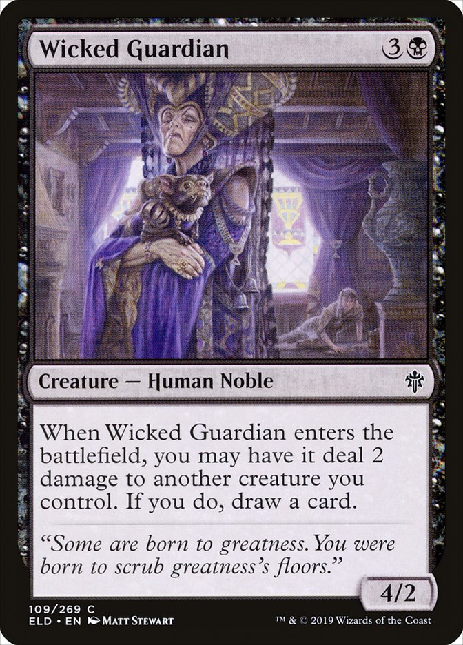 Wicked Guardian [Throne of Eldraine] | Jomio and Rueliete's Cards and Comics