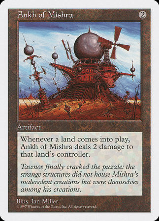 Ankh of Mishra [Fifth Edition] | Jomio and Rueliete's Cards and Comics