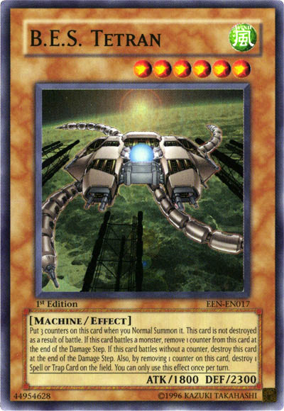 B.E.S. Tetran [EEN-EN017] Super Rare | Jomio and Rueliete's Cards and Comics