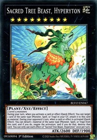 Sacred Tree Beast, Hyperyton [BLVO-EN047] Super Rare | Jomio and Rueliete's Cards and Comics