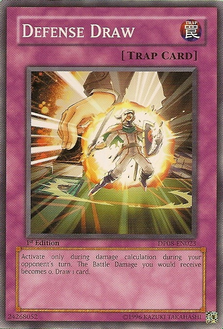 Defense Draw [DP08-EN023] Common | Jomio and Rueliete's Cards and Comics