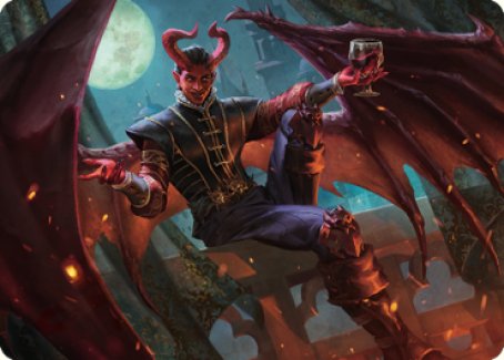 Raphael, Fiendish Savior Art Card (40) [Commander Legends: Battle for Baldur's Gate Art Series] | Jomio and Rueliete's Cards and Comics