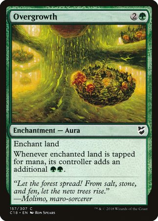 Overgrowth [Commander 2018] | Jomio and Rueliete's Cards and Comics