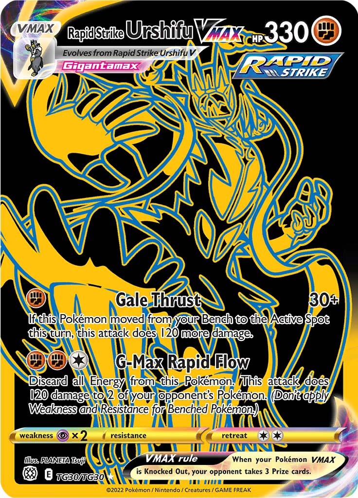 Rapid Strike Urshifu VMAX (TG30/TG30) [Sword & Shield: Brilliant Stars] | Jomio and Rueliete's Cards and Comics
