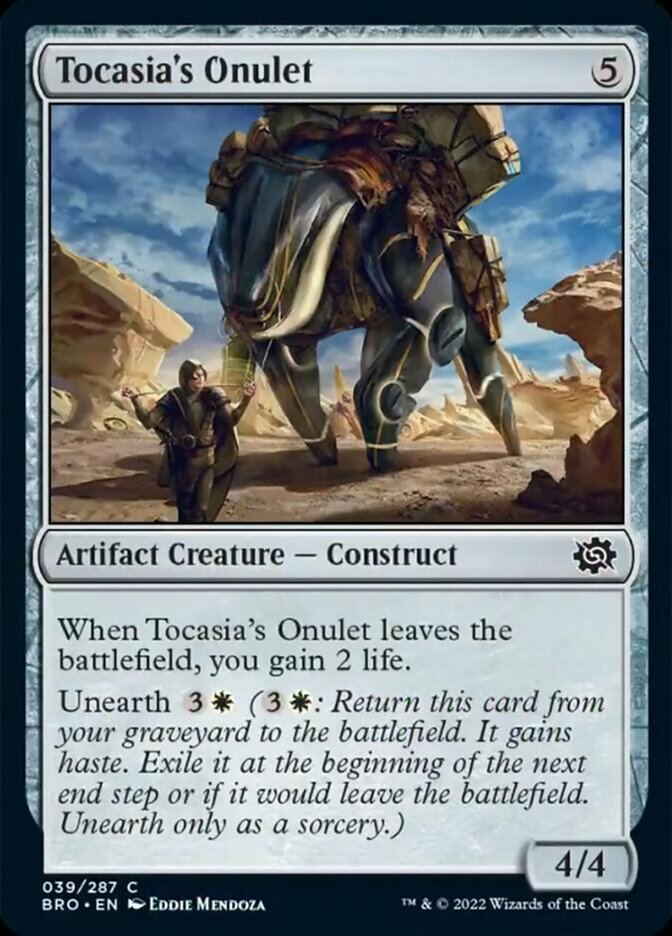 Tocasia's Onulet [The Brothers' War] | Jomio and Rueliete's Cards and Comics