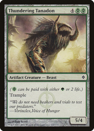 Thundering Tanadon [New Phyrexia] | Jomio and Rueliete's Cards and Comics