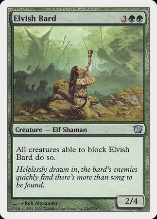Elvish Bard [Ninth Edition] | Jomio and Rueliete's Cards and Comics
