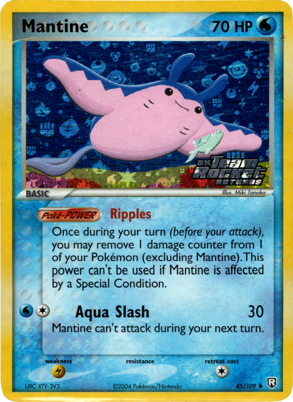 Mantine (45/109) (Stamped) [EX: Team Rocket Returns] | Jomio and Rueliete's Cards and Comics