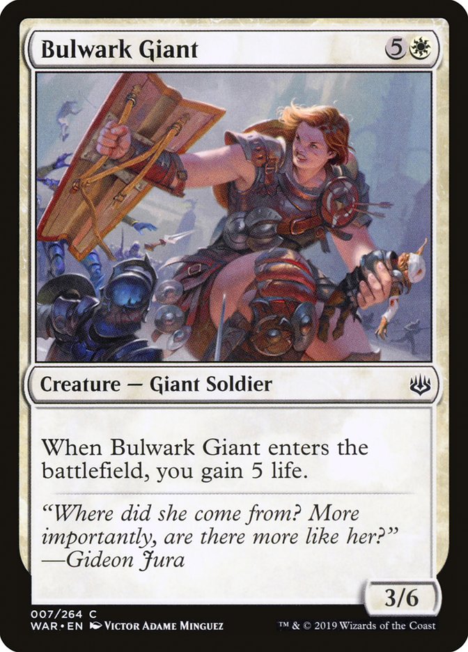 Bulwark Giant [War of the Spark] | Jomio and Rueliete's Cards and Comics