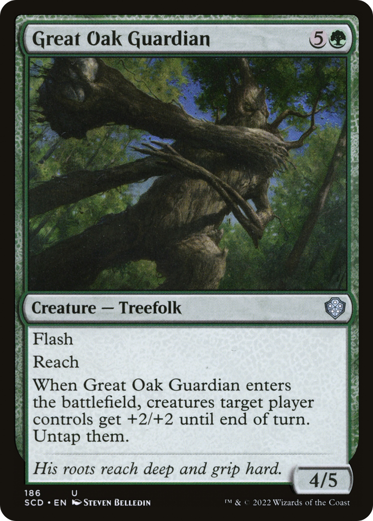 Great Oak Guardian [Starter Commander Decks] | Jomio and Rueliete's Cards and Comics