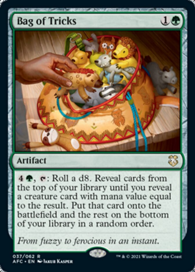 Bag of Tricks [Dungeons & Dragons: Adventures in the Forgotten Realms Commander] | Jomio and Rueliete's Cards and Comics