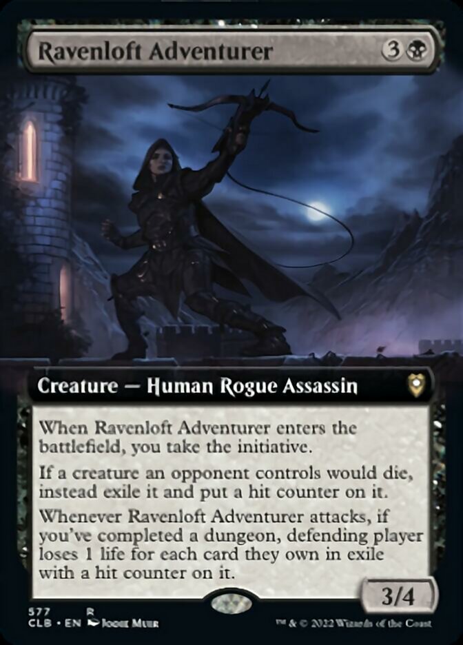 Ravenloft Adventurer (Extended Art) [Commander Legends: Battle for Baldur's Gate] | Jomio and Rueliete's Cards and Comics