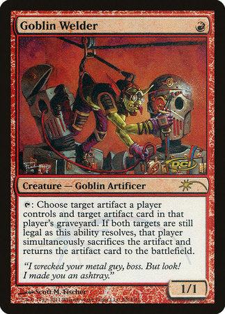 Goblin Welder [Judge Gift Cards 2011] | Jomio and Rueliete's Cards and Comics