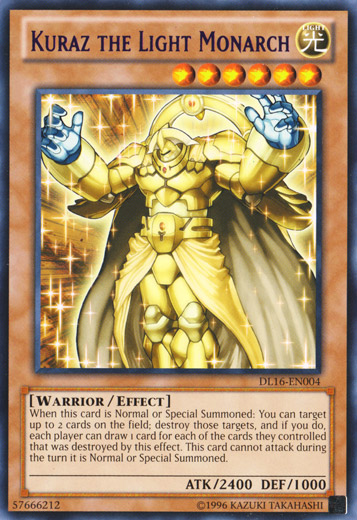 Kuraz the Light Monarch (Purple) [DL16-EN004] Rare | Jomio and Rueliete's Cards and Comics